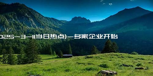 (2025-3-11当日热点)-多家企业开始强制下班 加班文化开始退潮